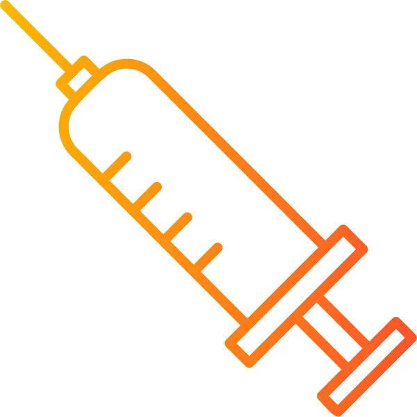 注射器Web图标简单说明 — 图库矢量图片