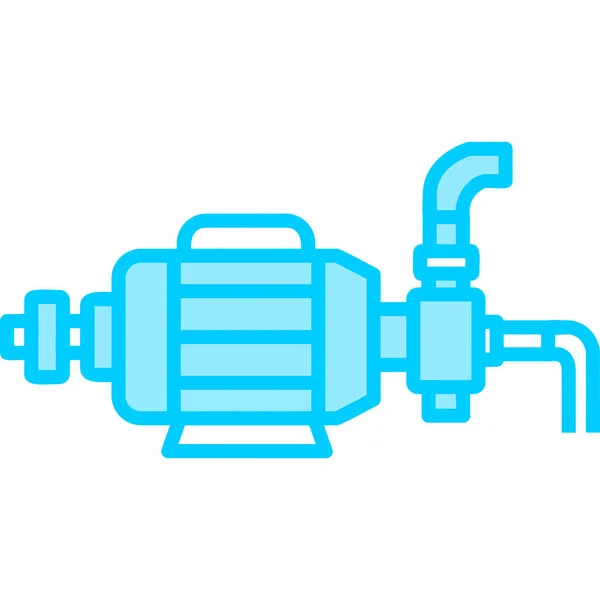 Water Pump Modern Icon Vector Illustration — Stock Vector