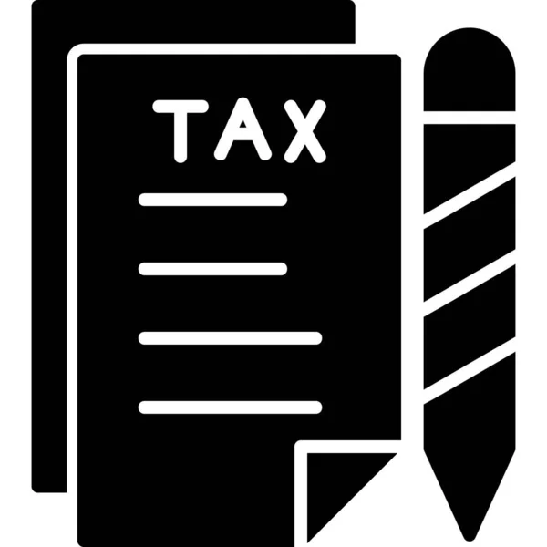 Illustration Der Steuersymbole — Stockvektor