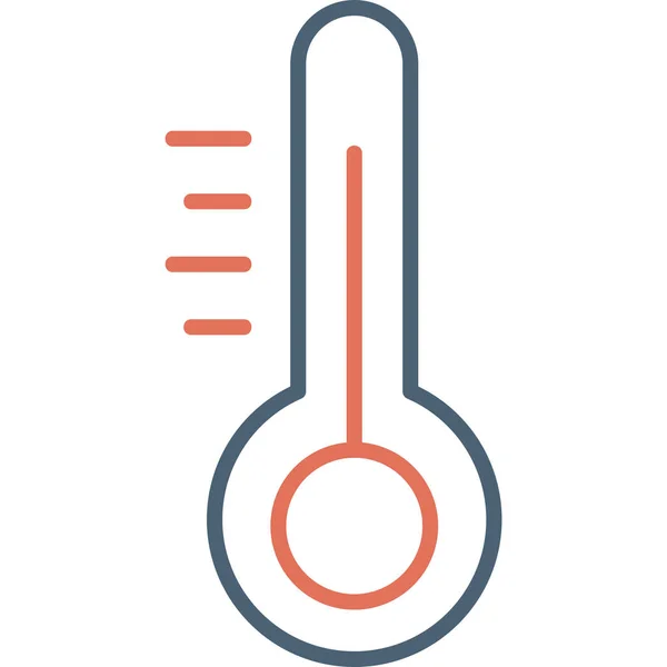 Termometer Ikon Vektor Illustration — Stock vektor