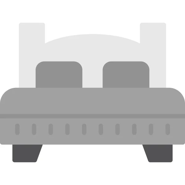 Bed Modern Icon Vector Illustration — Image vectorielle