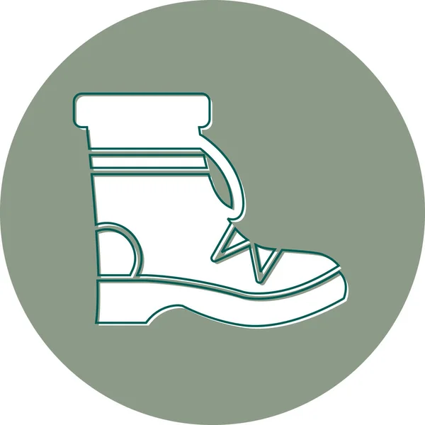 Stiefel Web Icon Vektor Illustration — Stockvektor