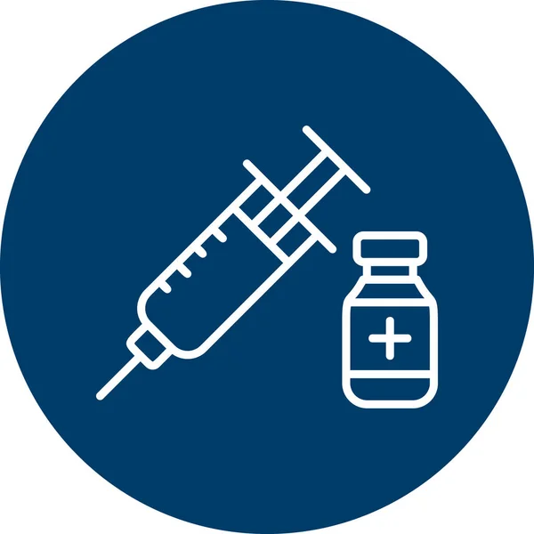 Insulin Web Symbol Einfache Illustration — Stockvektor