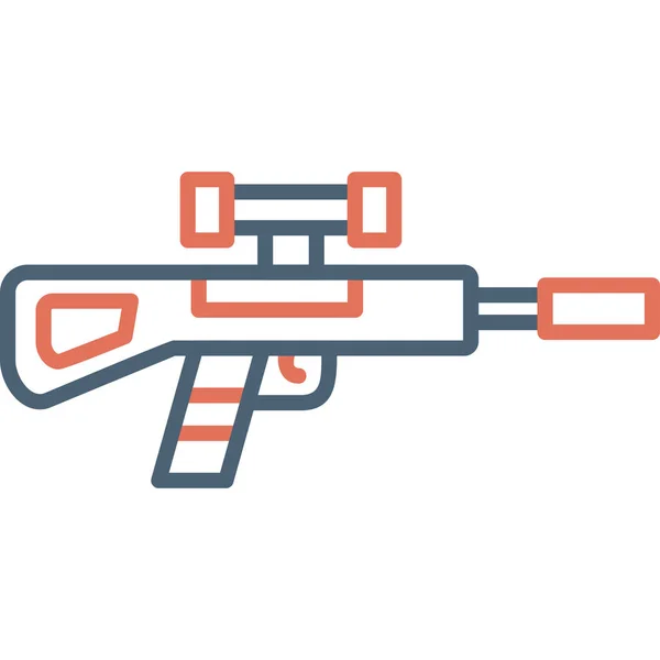 Іконка Снайпера Веб Проста Ілюстрація Піктограми — стоковий вектор