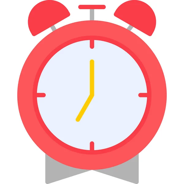 Alarm Clock Time Digital Illustration Smartphone Device — Stock Vector