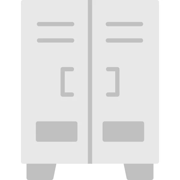 Lockers Icono Moderno Ilustración Vectorial — Vector de stock