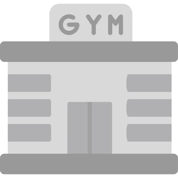 Gym Icône Moderne Illustration Vectorielle — Image vectorielle