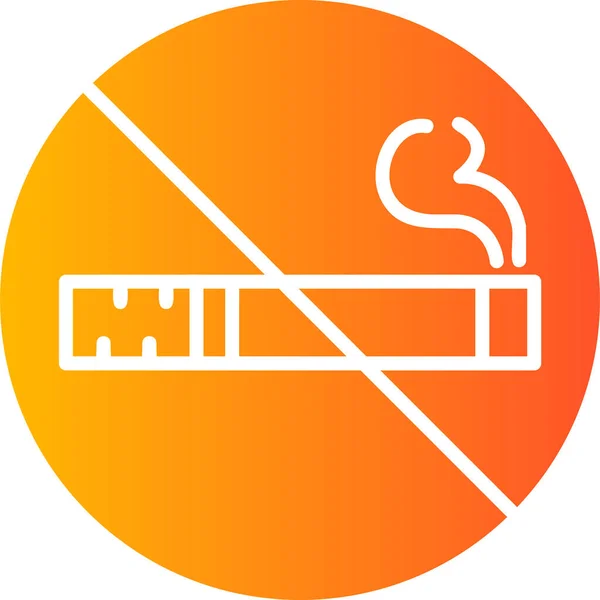 Smoking Modern Vector Icon Illustration — ストックベクタ