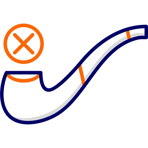 Smoking Modern Vector Icon Illustration — Image vectorielle