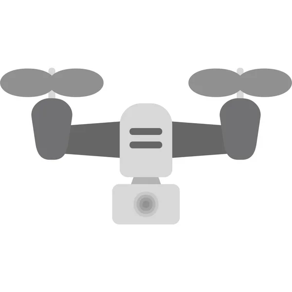 Drone Icon Vector Illustration Simple Design — Stock Vector