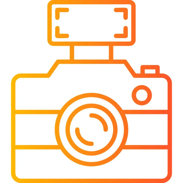 Camera Web Icon Simple Illustration — Stock Vector