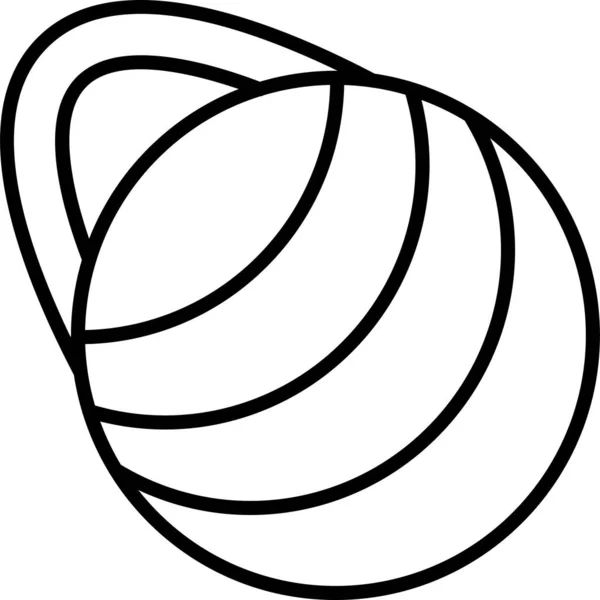 体操球现代图标 矢量图解 — 图库矢量图片
