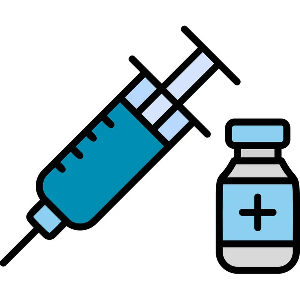 Insulin Web Symbol Einfache Illustration — Stockvektor