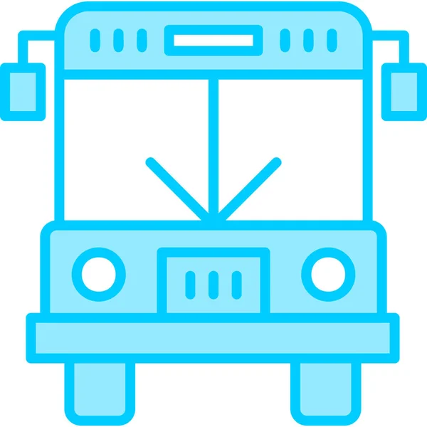 Bus Icon Modern Design Illustration — Stock Vector