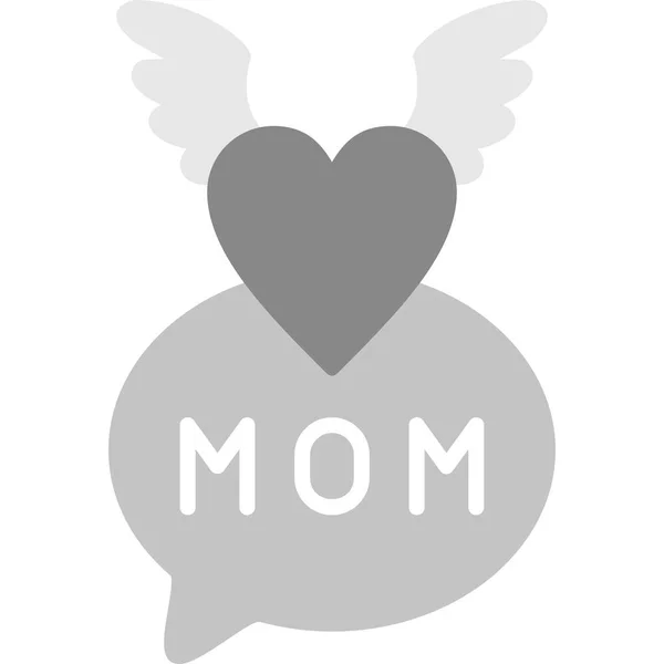 Muttertag Hintergrund Vektor Illustration — Stockvektor