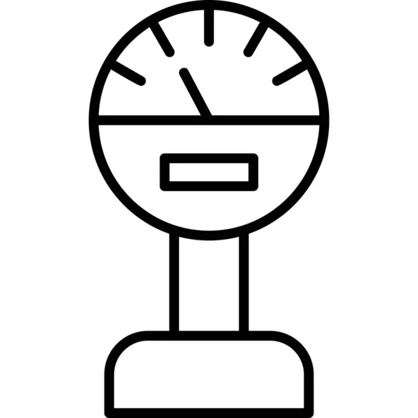 Drukmeter Modern Icoon Vectorillustratie — Stockvector