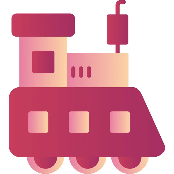 Train Toy Modern Vector Icon Illustration — Stockvektor