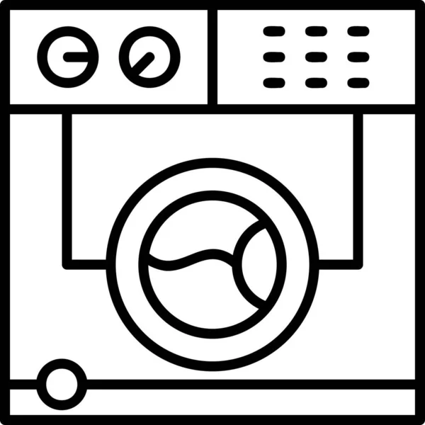 Lavando Icono Web Ilustración Simple Icono Lavandería — Vector de stock
