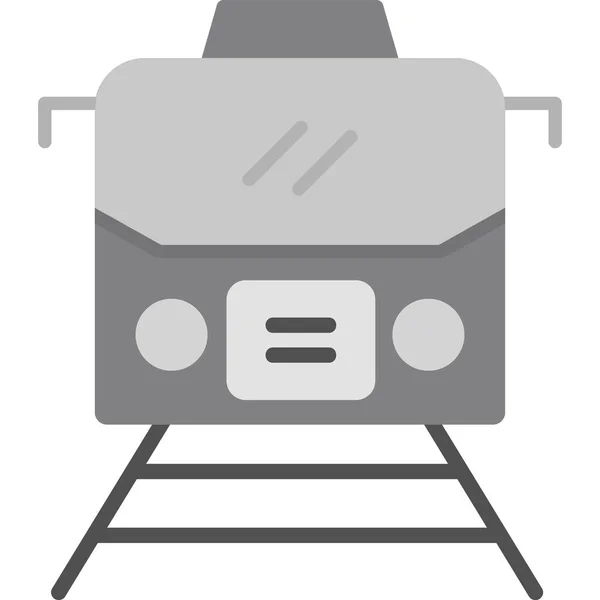 Train Modern Vector Icon Illustration — Image vectorielle