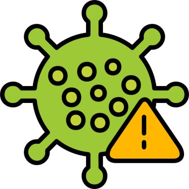 Virus icon modern vector illustration 