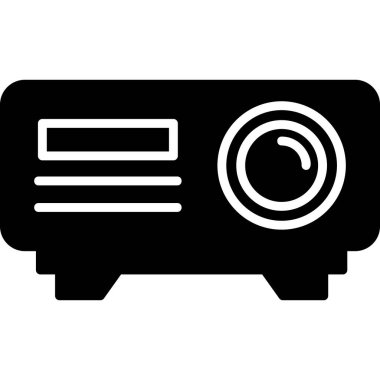 Projector web icon vector illustration