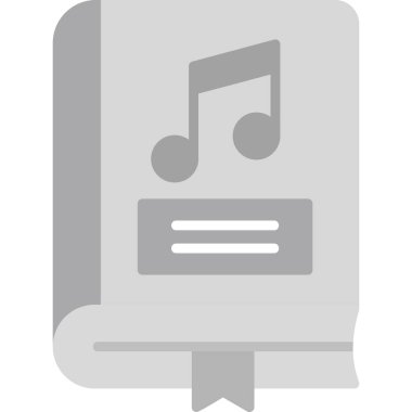 Music Book. web icon simple illustration