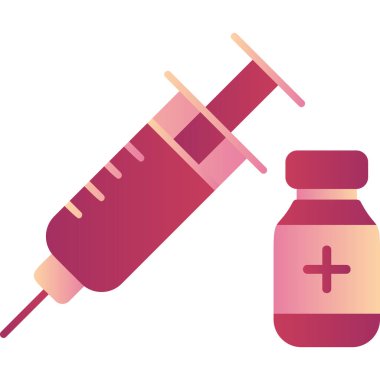  İnsülin. Web simgesi basit illüstrasyon