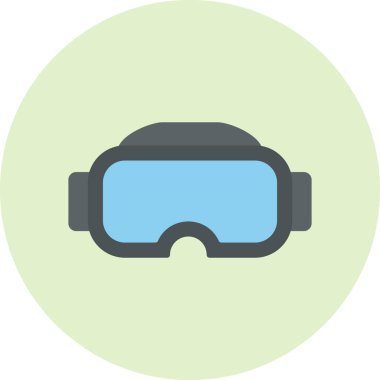 Vr gözlük modern simge, vektör illüstrasyonu 