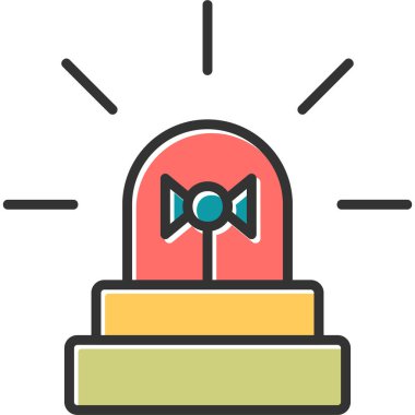 robot. Web simgesi basit illüstrasyon