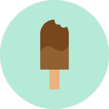 dondurma. düz tasarım 