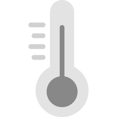 termometre simgesi vektör illüstrasyonu 