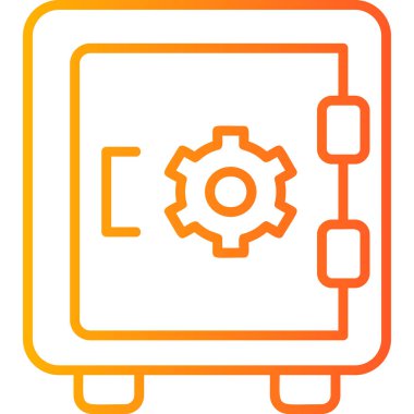 Security Box  icon vector illustration