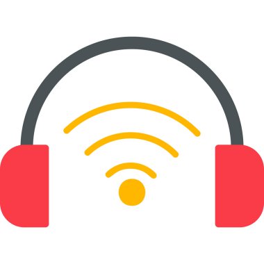 medya podcast 'i. Web simgesi basit tasarım