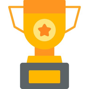 Kupa. Web simgesi basit illüstrasyon