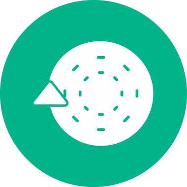 Plasmid modern simgesi, vektör illüstrasyonu