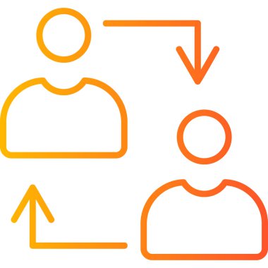 kullanıcı. Web simgesi basit illüstrasyon