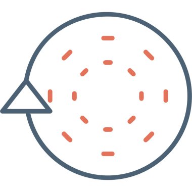 Plasmid modern simgesi, vektör illüstrasyonu
