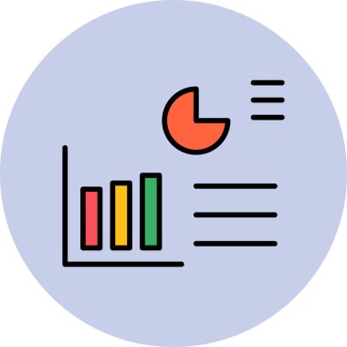 grafik ikonu vektör illüstrasyonu 