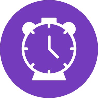 Saat. Web simgesi basit illüstrasyon