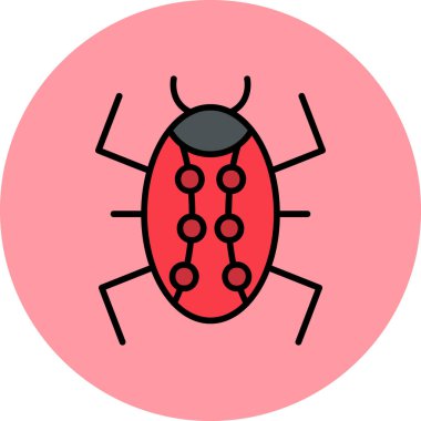 Hata modern simgesi, vektör illüstrasyonu 