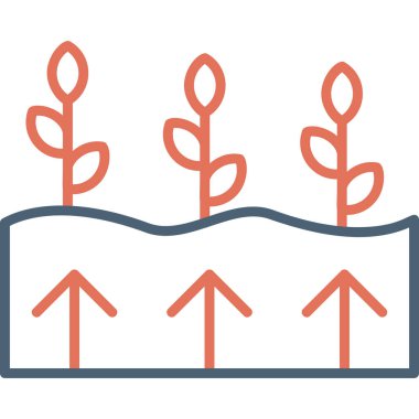 Jeotermal Enerji Ağı vektör çizimi