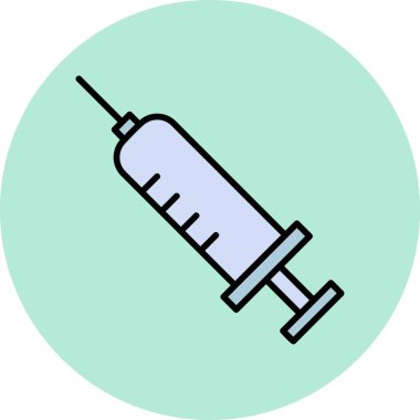 Şırınga ikonu vektör çizimi