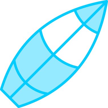 Sörf tahtası, modern simge, vektör illüstrasyonu