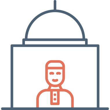 Worship web icon vector illustration