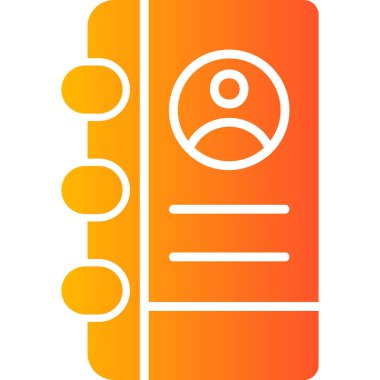 simple icon for web page, Contact Address Book, Address 