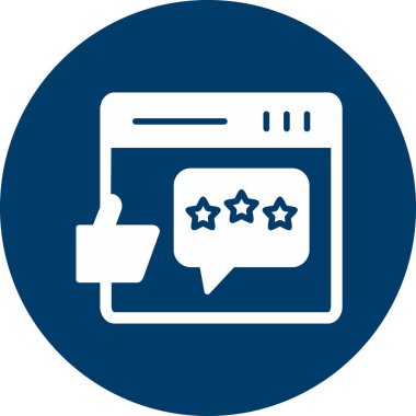 Geri besleme simgesi vektör illüstrasyonu