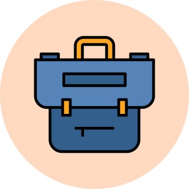 Portföy. Web simgesi basit illüstrasyon