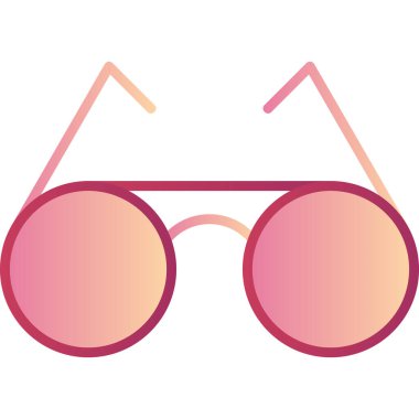 güneş gözlüğü ikonu vektör illüstrasyonu