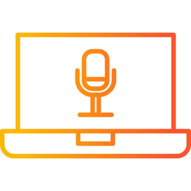 Bilgisayar. Web simgesi basit illüstrasyon