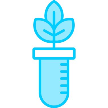 Bitki yetiştiriyorum. Web simgesi basit illüstrasyon